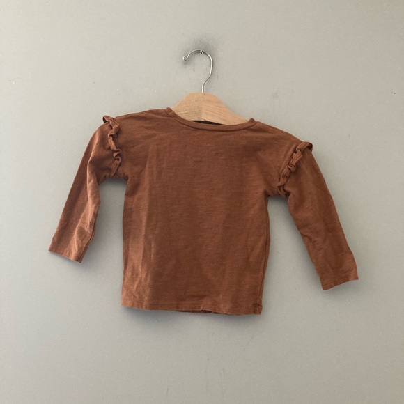 $13 ADD ON little co. long sleeve tee kids shirt top zara hanna andersson - Picture 2 of 3
